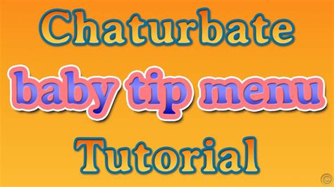 chaturbate tip menu ideas|Chaturbate tips and tricks to make more money right away